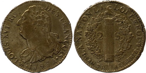 France sols louis xvi - sols,
