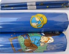 1998- TINTIN HERGE -2 grandes (100x70cm) feuilles de papier cadeau-NEUF emballé
