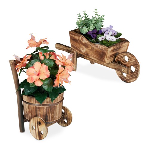 Brouette plantes vintage - à,