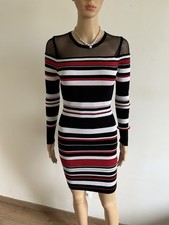 Robe rayée à manches longues