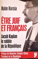 Livre ETRE JUIF ET FRANÇAIS