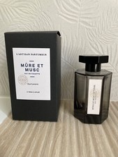 Flacon VIDE Eau de Parfum Mûre et Musc extrême Artisan Parfumeur avec sa Boîte