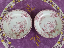 2 Assiettes Plates Terre Fer