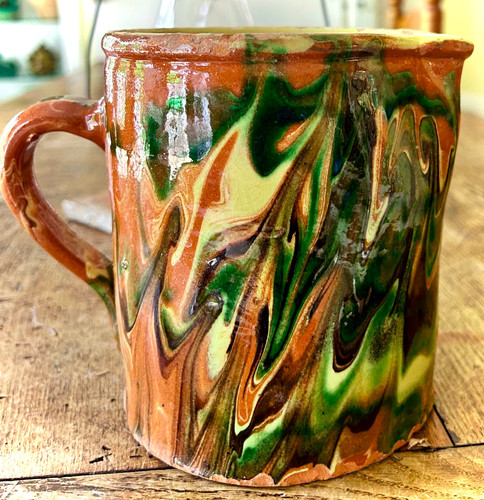 French antique pottery confit - antique,