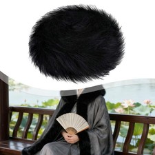 Tissu imitation cheveux, patchs en tissu artificiel pour costumes de nains,