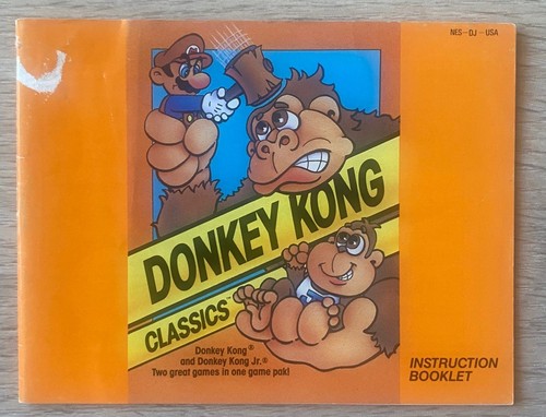 Donkey kong classics notice - donkey,
