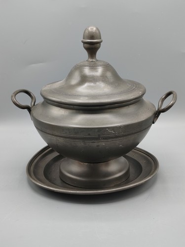 Soupière étain et son - en,