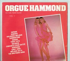 33T Karl FEDER HALTER Vinyle LP 12" ORGUE HAMMOND Vol.1 ESPANA Pin'up ABA 3342