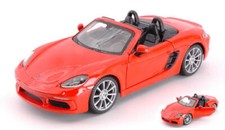 Miniature Voiture Diecast Burago PORSCHE 718 BOXSTER CABRIOLET Auto 1:24