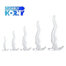 Plug Anal Transparent S M L XL XXL Sextoys Homme Femme Gode Long Large Prostate
