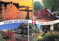 74 EVIAN LES BAINS JEUX DU NOUVEAU QUAI LA RUE NATIONALE LE CASINO ET