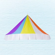  Lit Princesse Auvent Moustiquaire Crib Gauze Rideau Tente Arc En Ciel Demi-Rond