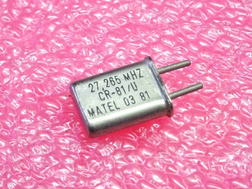 265 mhz quartz crystal - 27.265,