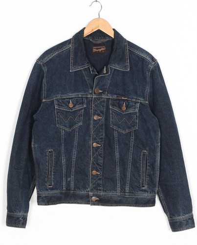 Veste jean vintage wrangler - veste,