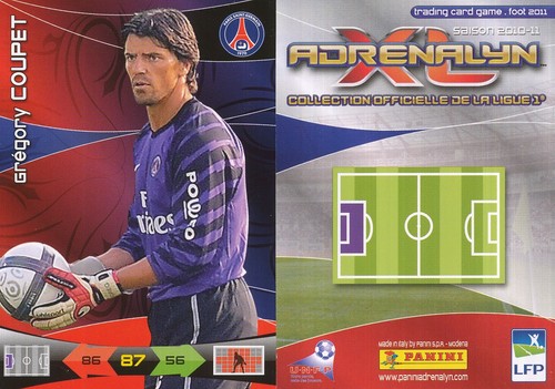Gregory coupet card carte - coupet,