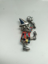 Robert Combas broche en argent