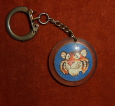 Porte-clés KEY RING LOGO ESSO HUILE MOTEUR  - Jolie tête de TIGRE