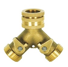 Sélecteur 2 voies en laiton 3/4'' (raccord Y)