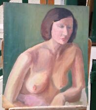 Tableau HSC Etude Femme Nue recto verso non signé