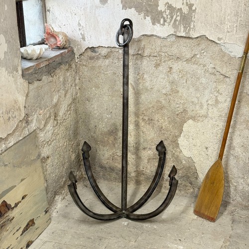 Ancien grand grappin ancre - ancien,