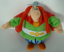 C5. DOUDOU PELUCHE LIDL DELTA SPORT OBELIX bleu vert rouge Asterix 20cm TTBE