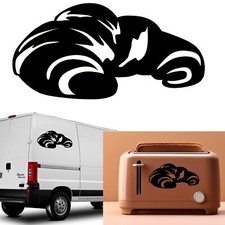 Croissant, Autocollant En Vinyle Découpé. Haute Qualité