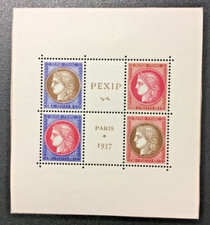 T.3. timbre** France. pexip** bloc central** n° 348 / 351** luxe.