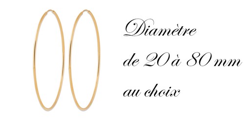 Boucles oreilles créoles en - d'oreilles,