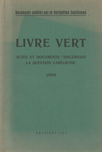Livre vert actes documents - actes,