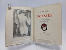 LOUYS Pierre. Poésies
