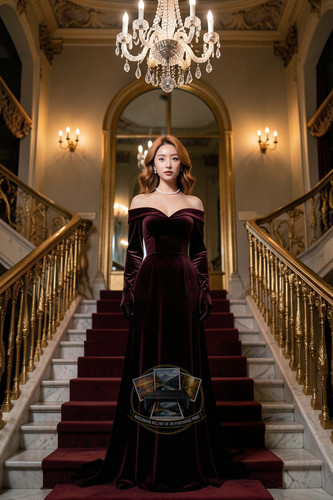 Sexy woman deep burgundy - woman,