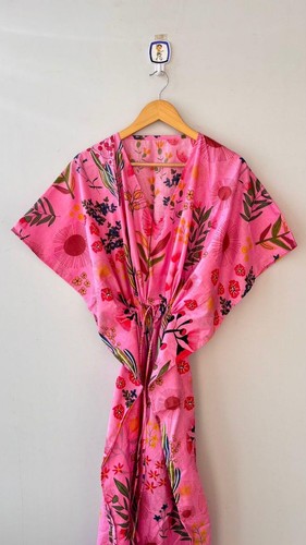 Robe maxi kaftan coton - coton, femme