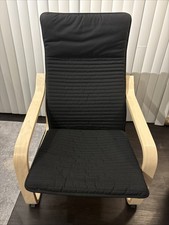 Black and tan ikea poäng - black,
