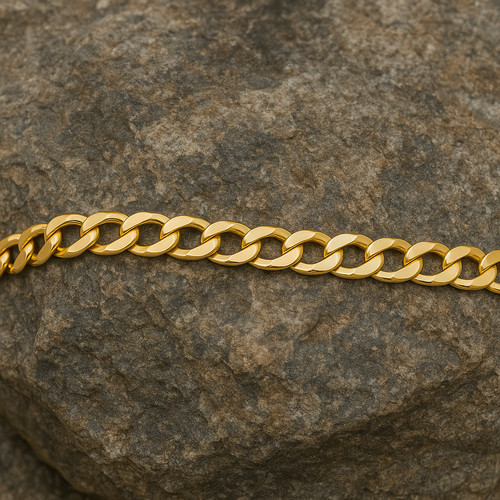 Bracelet homme jonc plat en - à,