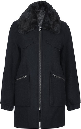 Topshop marine laine fausse - marine,