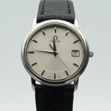 OMEGA PRESTIGE QUARTZ MONTRE POUR HOMMES 35MM BELLE EN ACIER EN BON ÉTAT RARE