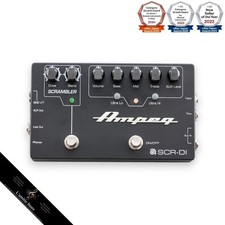Ampeg SCR-DI Bass Guitar Preamp DI Pedal overdrive EQ Scrambler Aux SCRDI Japan