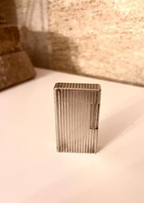 briquet dupont argent massif