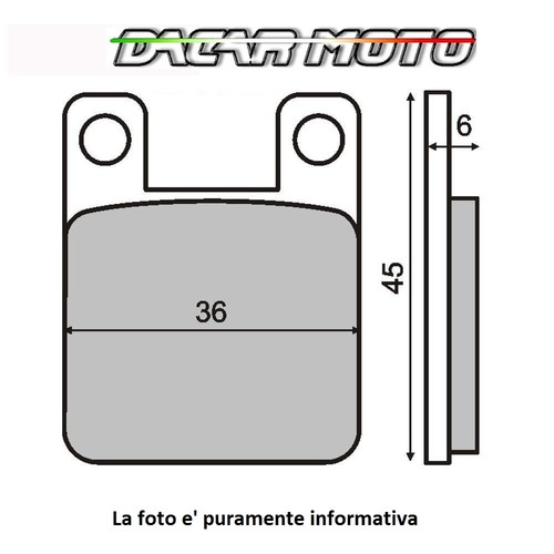 Paire plaquette frein - paire,