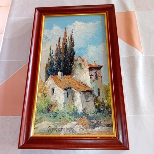 Tableau peinture huile - peinture, a