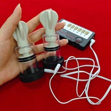 E-Stim Vacuum Pompe Étaux Pour Tétons Mamelon Choc Point-G Jouets Femmes Sexuels