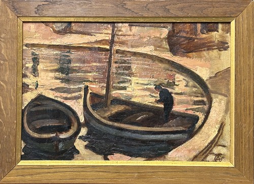 Original antique oil - antique,