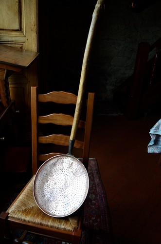 Ancien écumoire cuivre et - ancien,