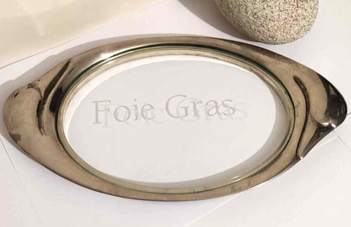 Plat foie gras - à, métal