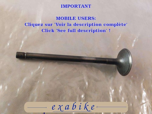 Soupape echappement pour - d'echappement,