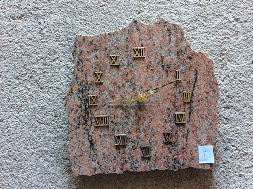 Pendule sur plaque marbre - sur,