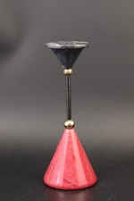 Memphis design 1980 Christian de Beaumont bougeoir pierre marbre et bronze  