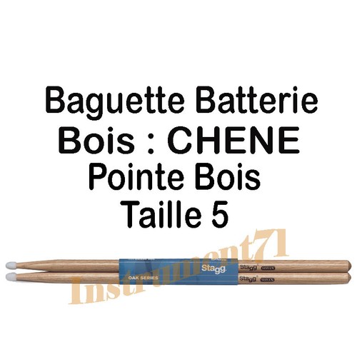 Paire baguettes batterie - de,