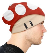 Mario Bros Bonnet Toad Chapeau Gamer Champignon protection sport hiver ski snow 