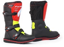 Bottes de moto Trial Forma ROCK Black/Red/Yellow Fluo